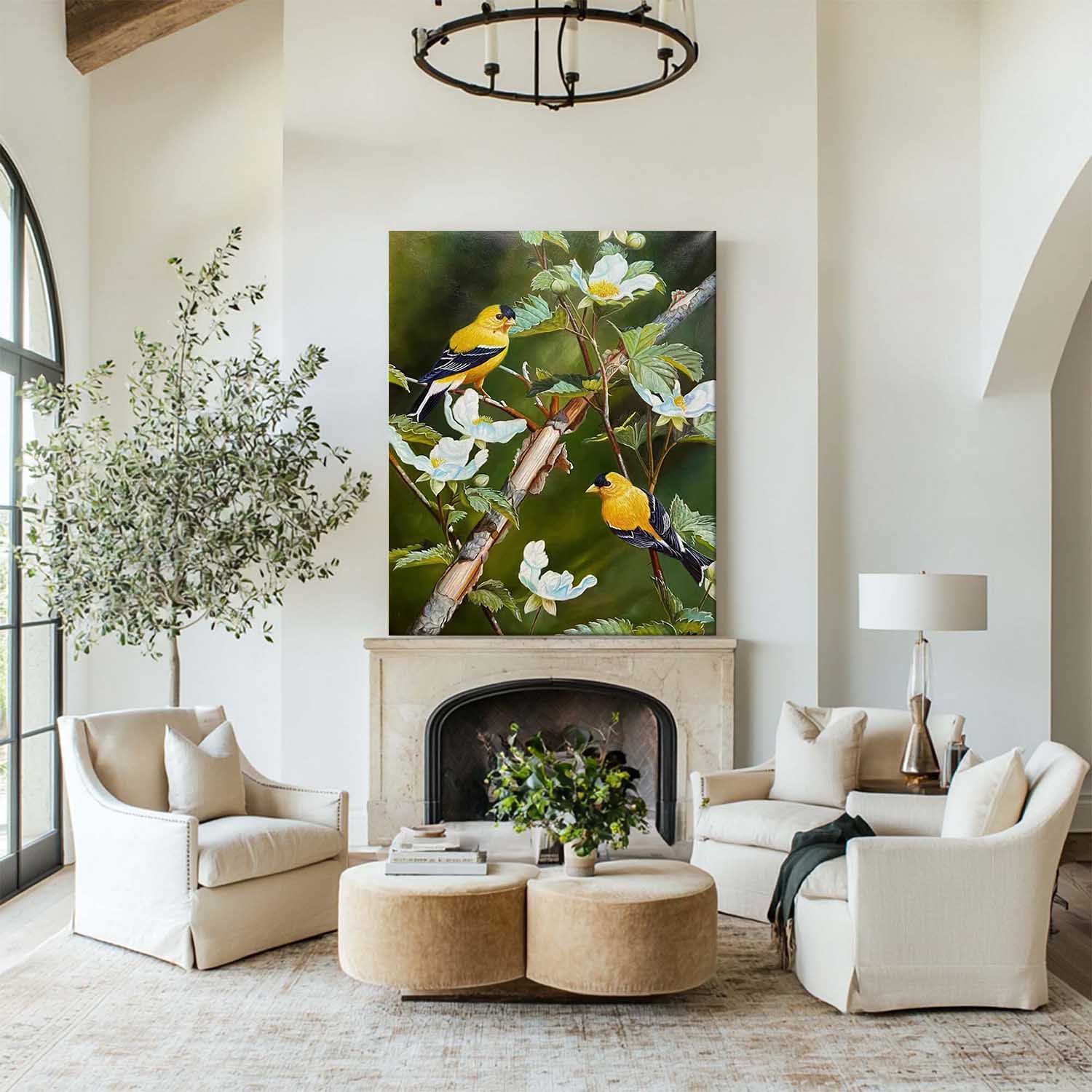 Modern Hummingbird Art ABAV617 - Neutralighting