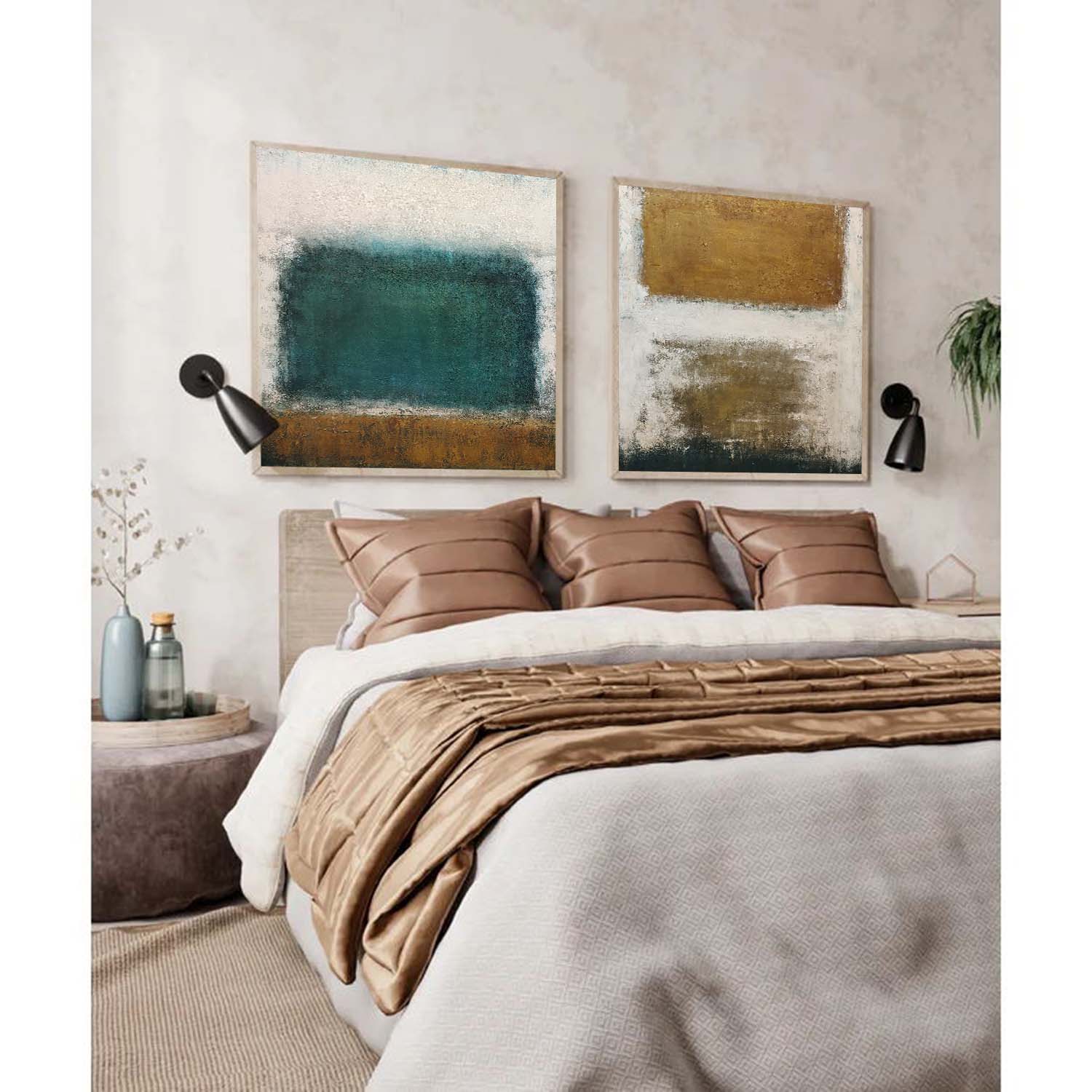 Abstract Painting Set Of 2 SP157 - Neutralighting