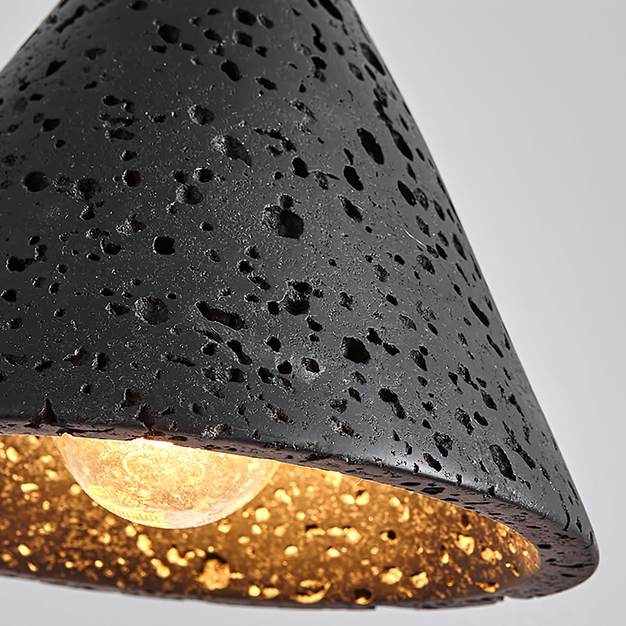 Vaelior Dome Shade Travertine Pendant Light - Neutralighting