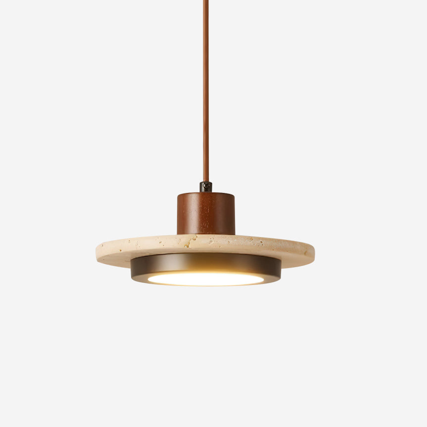 Solaro Travertine LED Pendant Light - Neutralighting