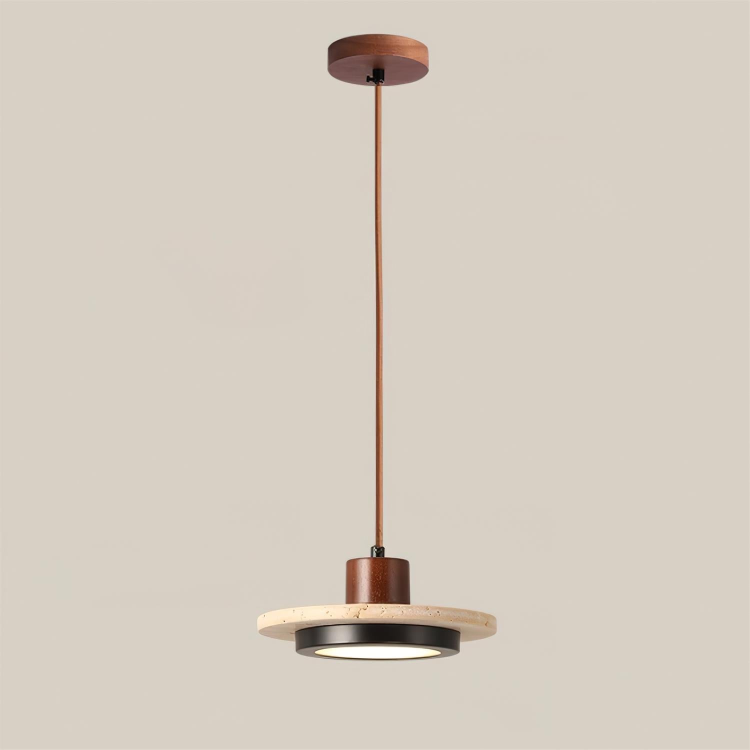 Solaro Travertine LED Pendant Light - Neutralighting