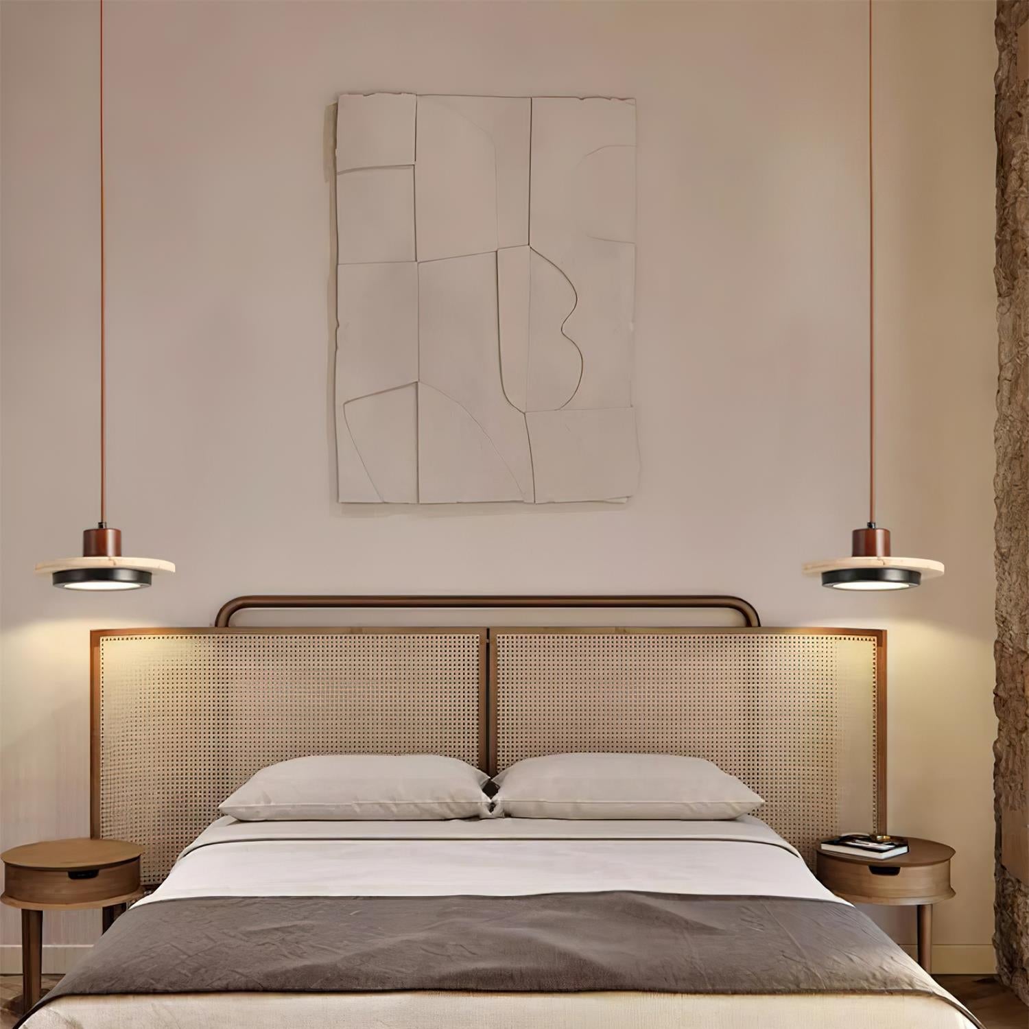 Solaro Travertine LED Pendant Light - Neutralighting