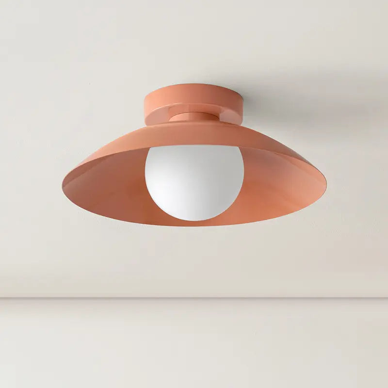 Arisha Modern Flush Mount Ceiling Light Black Red Pink Yellow Bedroom - Neutralighting