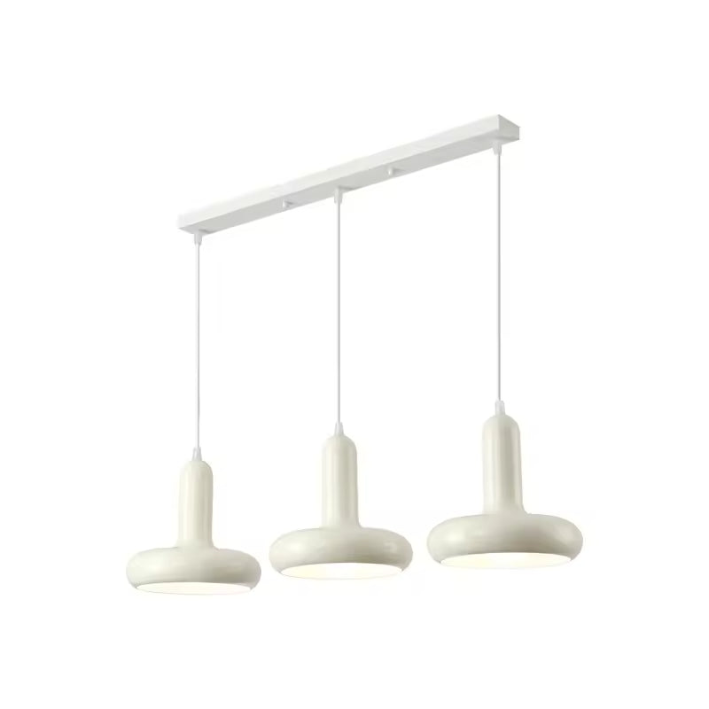 Arisha Modern Minimalist Cream Style Pendant Light White Bedroom - Neutralighting