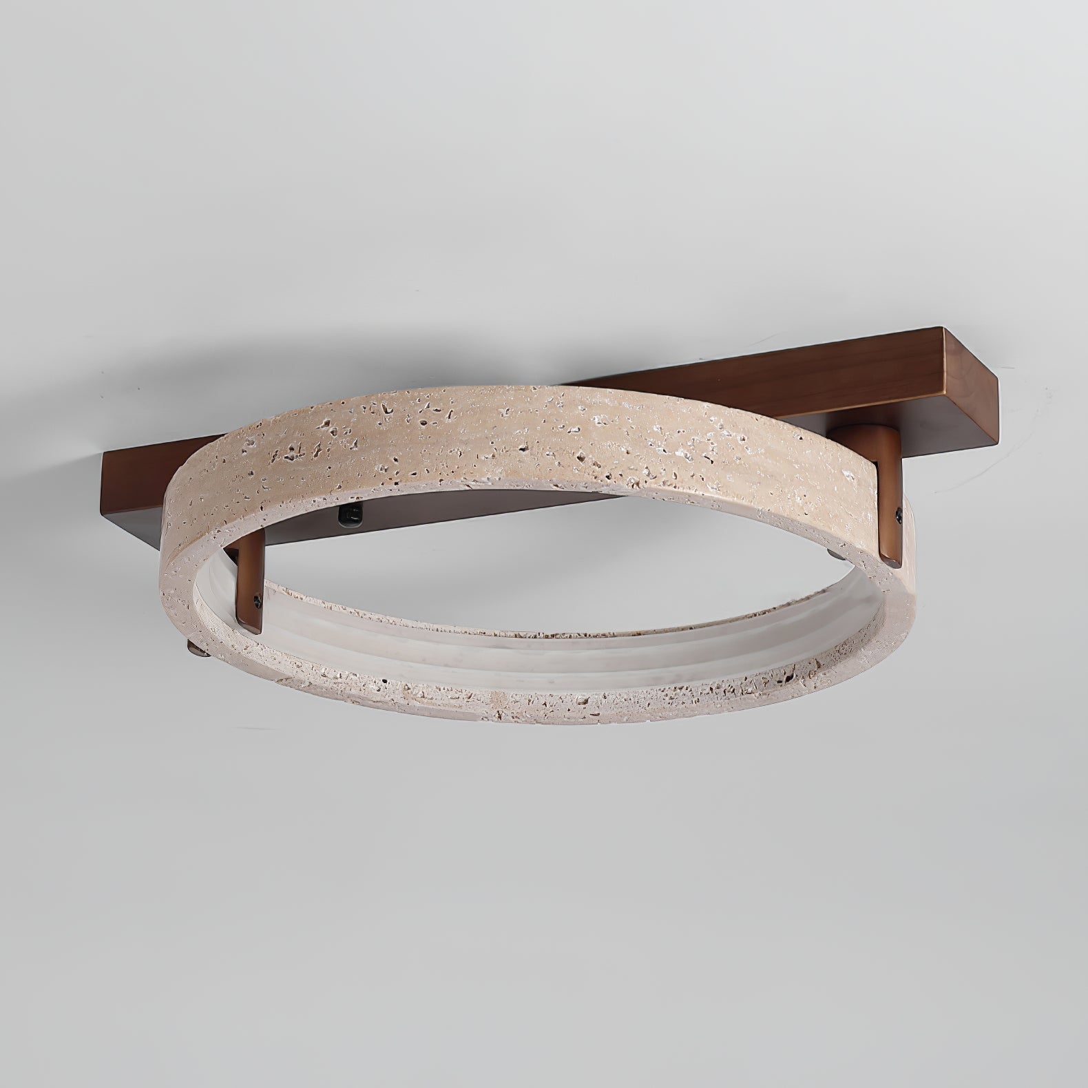 Ivlaeyra Ringed Travertine Wall Light - Neutralighting