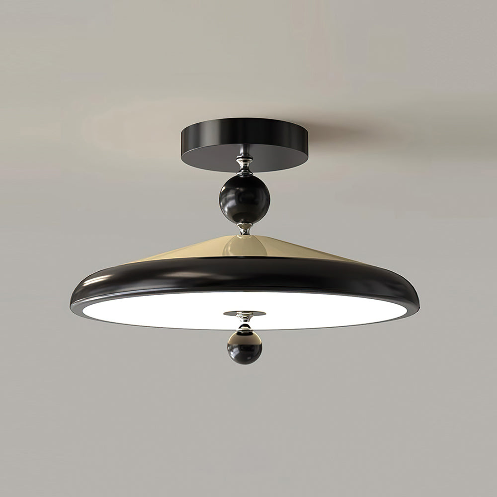 Belano Wooden Frame Round Ceiling Light - Neutralighting