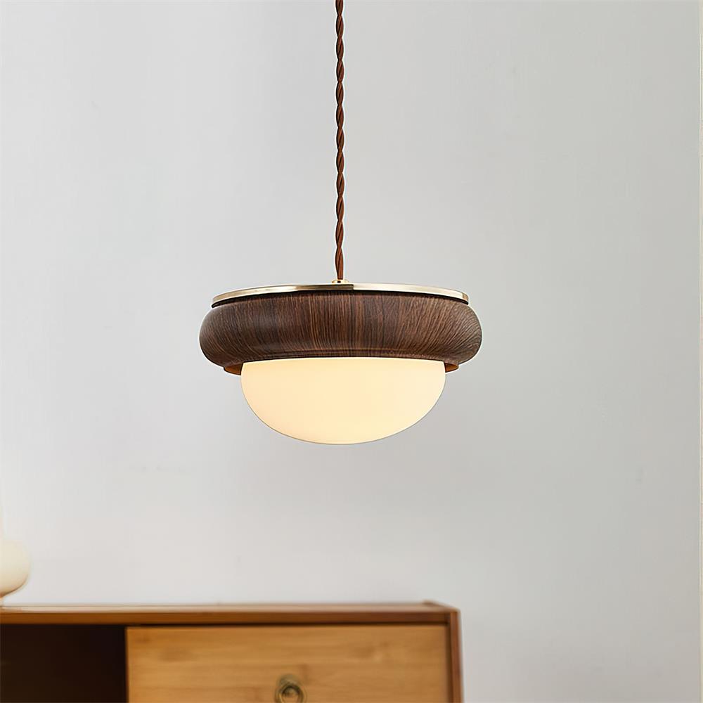 Quillon Wood Ring Pendant Lamp - Neutralighting