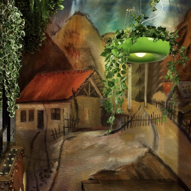 Ritta Modern Metal Lacquer Round Pendant Light - Neutralighting