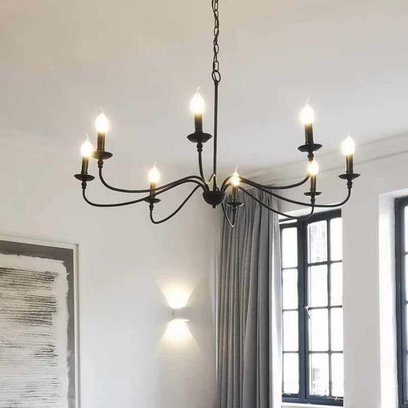 Orix Retro Vintage Candle Metal Chandelier - Neutralighting