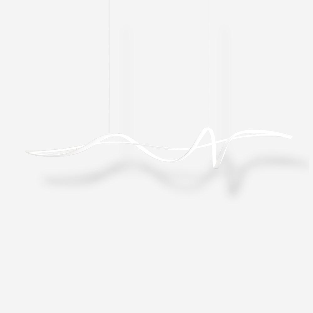 Aveline Modern Black LED Wave Pendant Light - Neutralighting