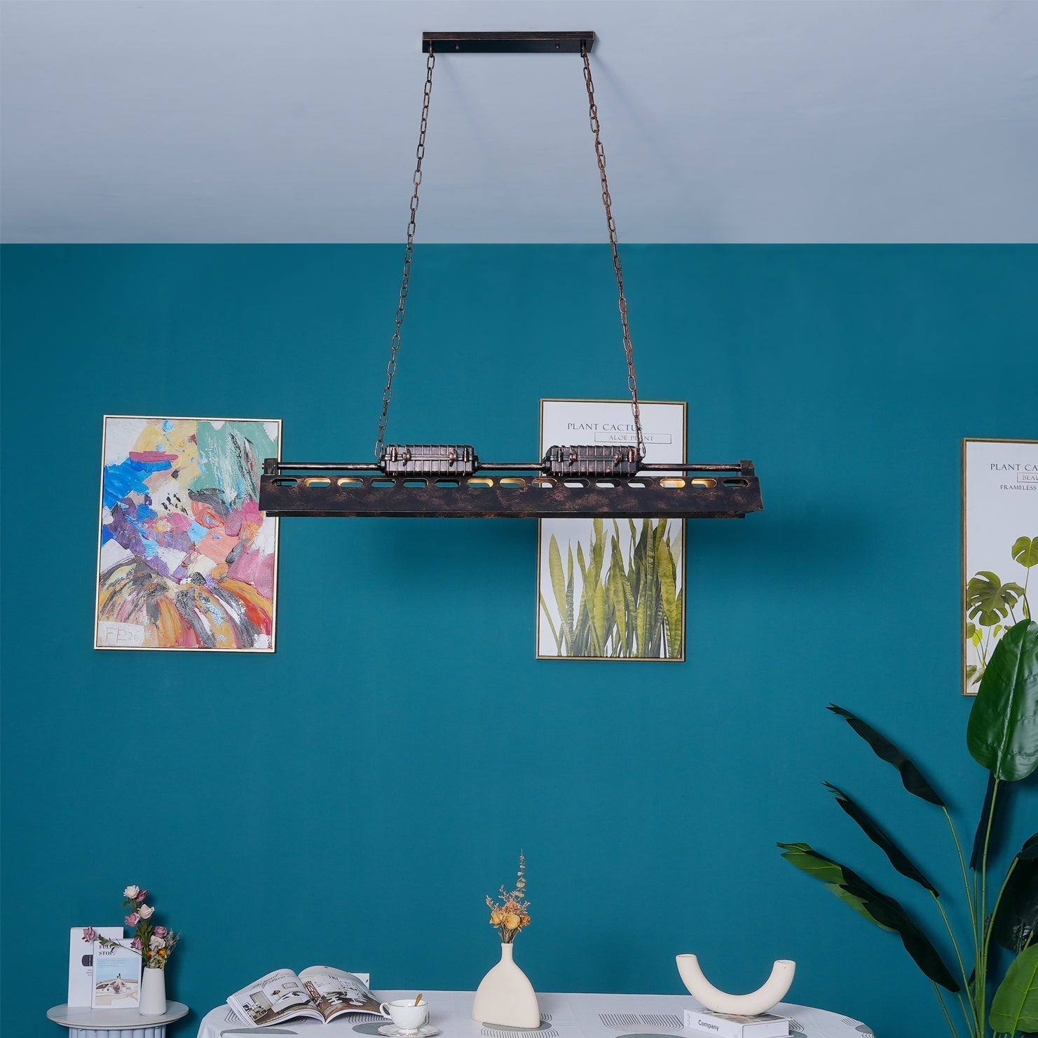 Noah Chandelier Industrial Steampunk - Neutralighting