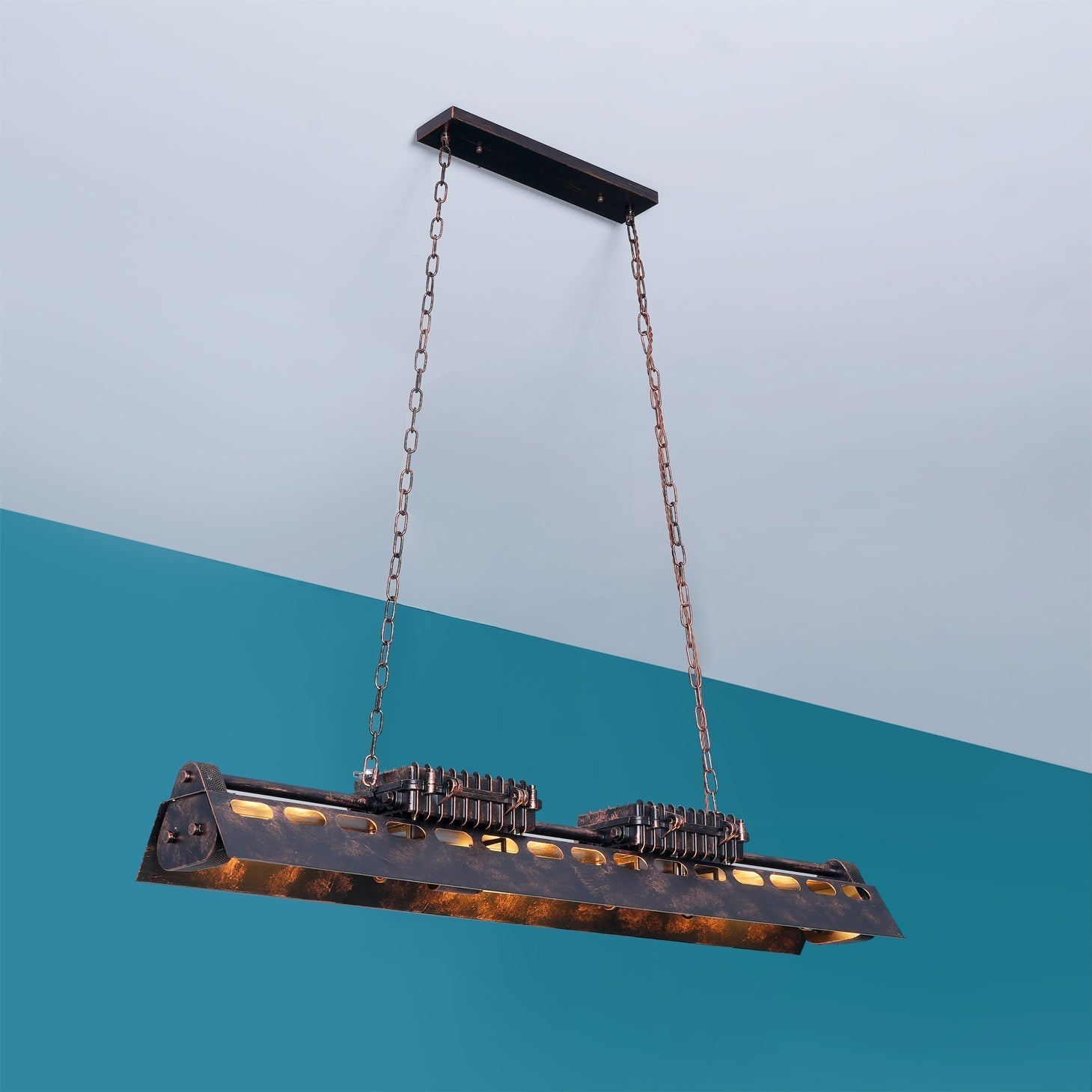 Noah Chandelier Industrial Steampunk - Neutralighting