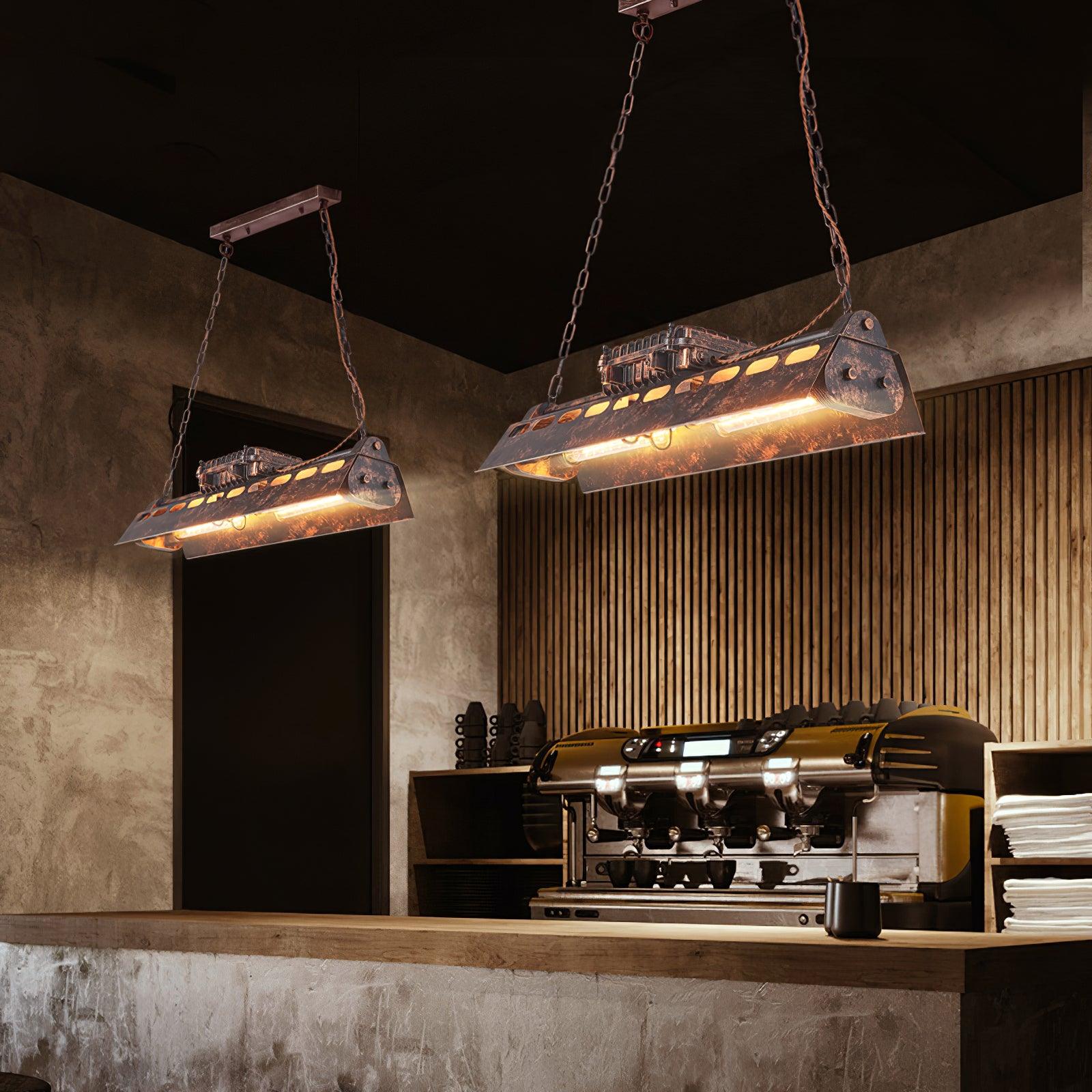 Noah Chandelier Industrial Steampunk - Neutralighting