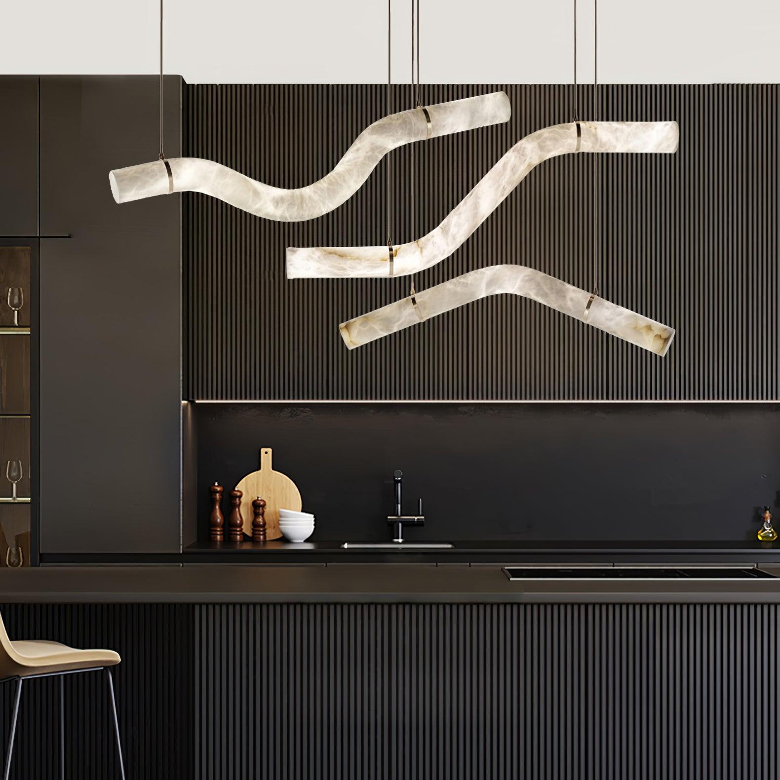 Luste Alabaster Closed-loop Pendant Light Chandelier - Neutralighting