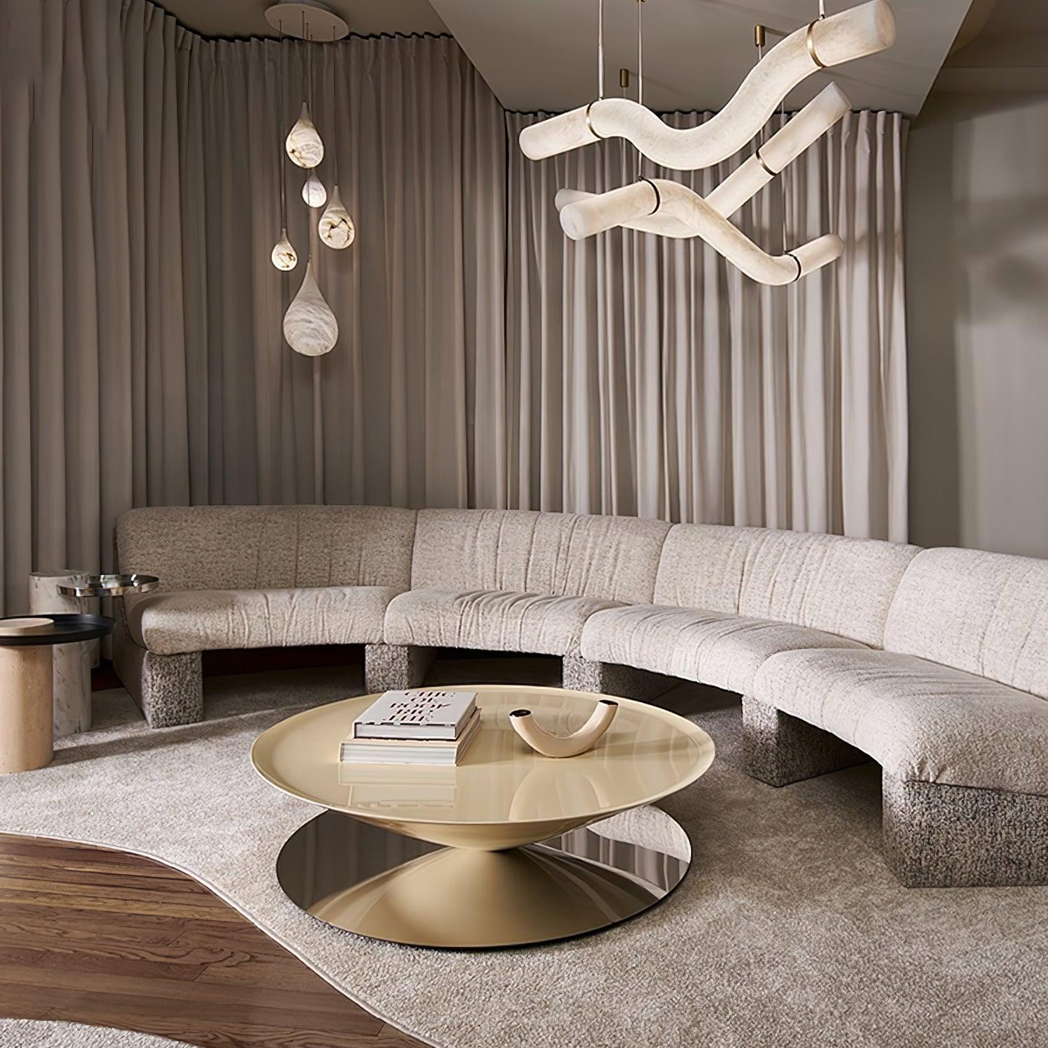 Luste Alabaster Closed-loop Pendant Light Chandelier - Neutralighting