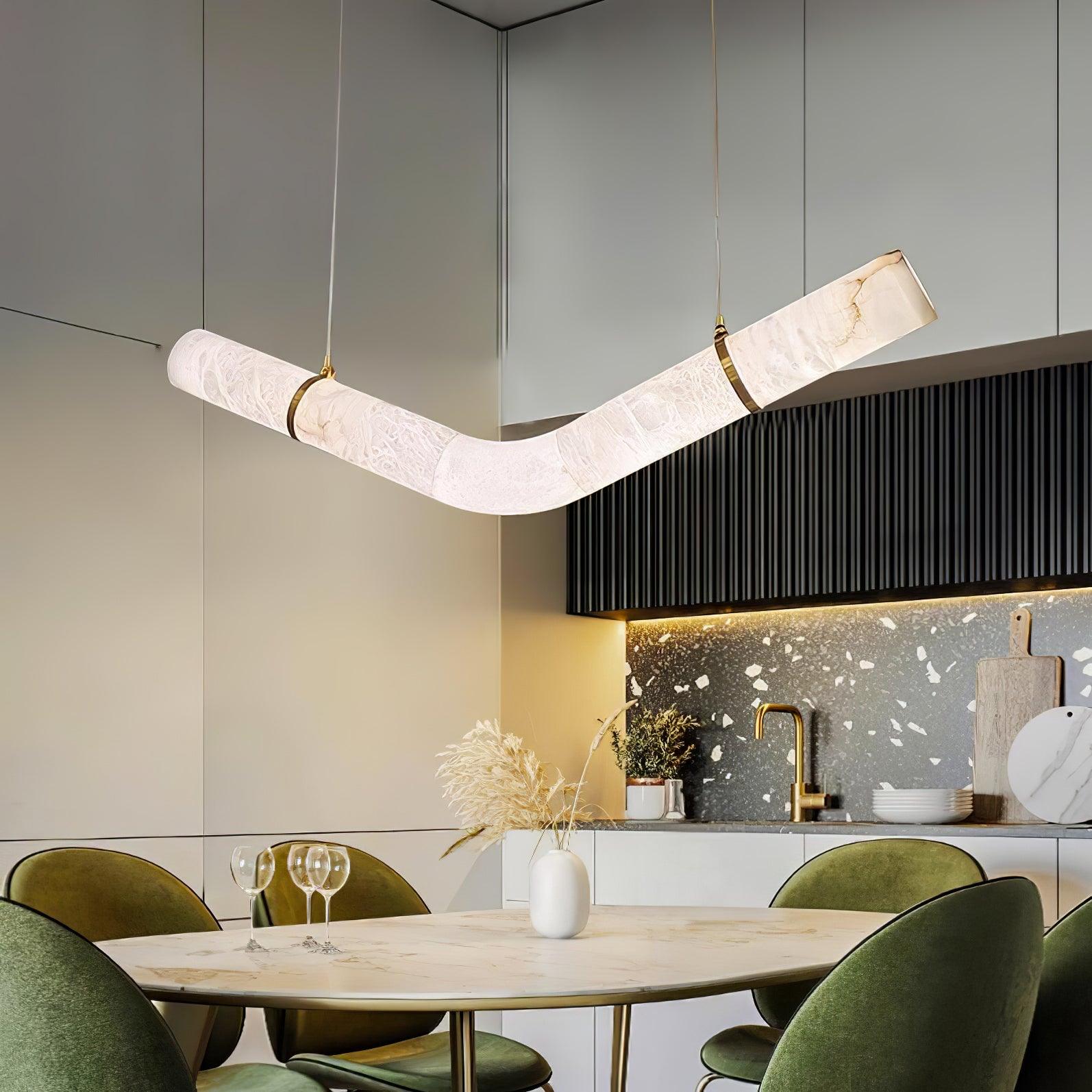 Luste Alabaster Closed-loop Pendant Light Chandelier - Neutralighting