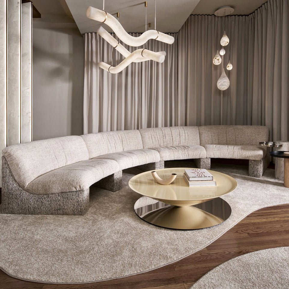 Luste Alabaster Closed-loop Pendant Light Chandelier - Neutralighting