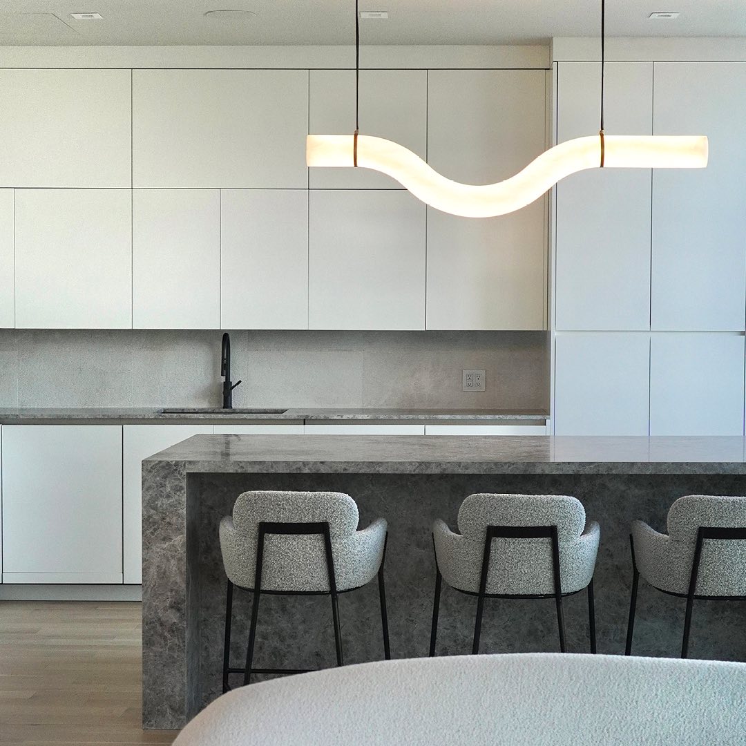 Luste Alabaster Closed-loop Pendant Light Chandelier - Neutralighting