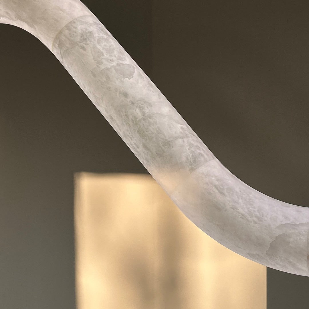 Luste Alabaster Closed-loop Pendant Light Chandelier - Neutralighting