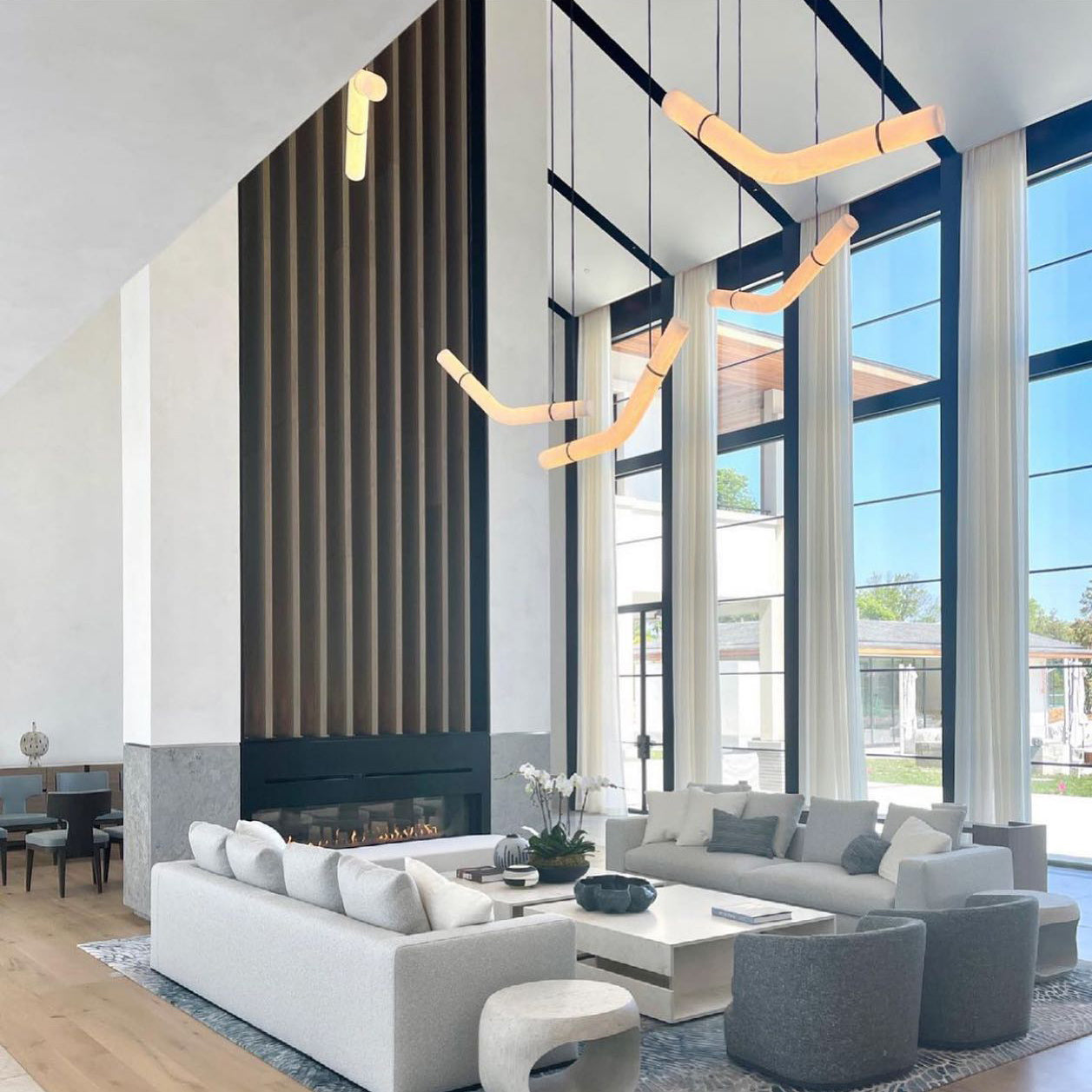 Luste Alabaster Closed-loop Pendant Light Chandelier - Neutralighting
