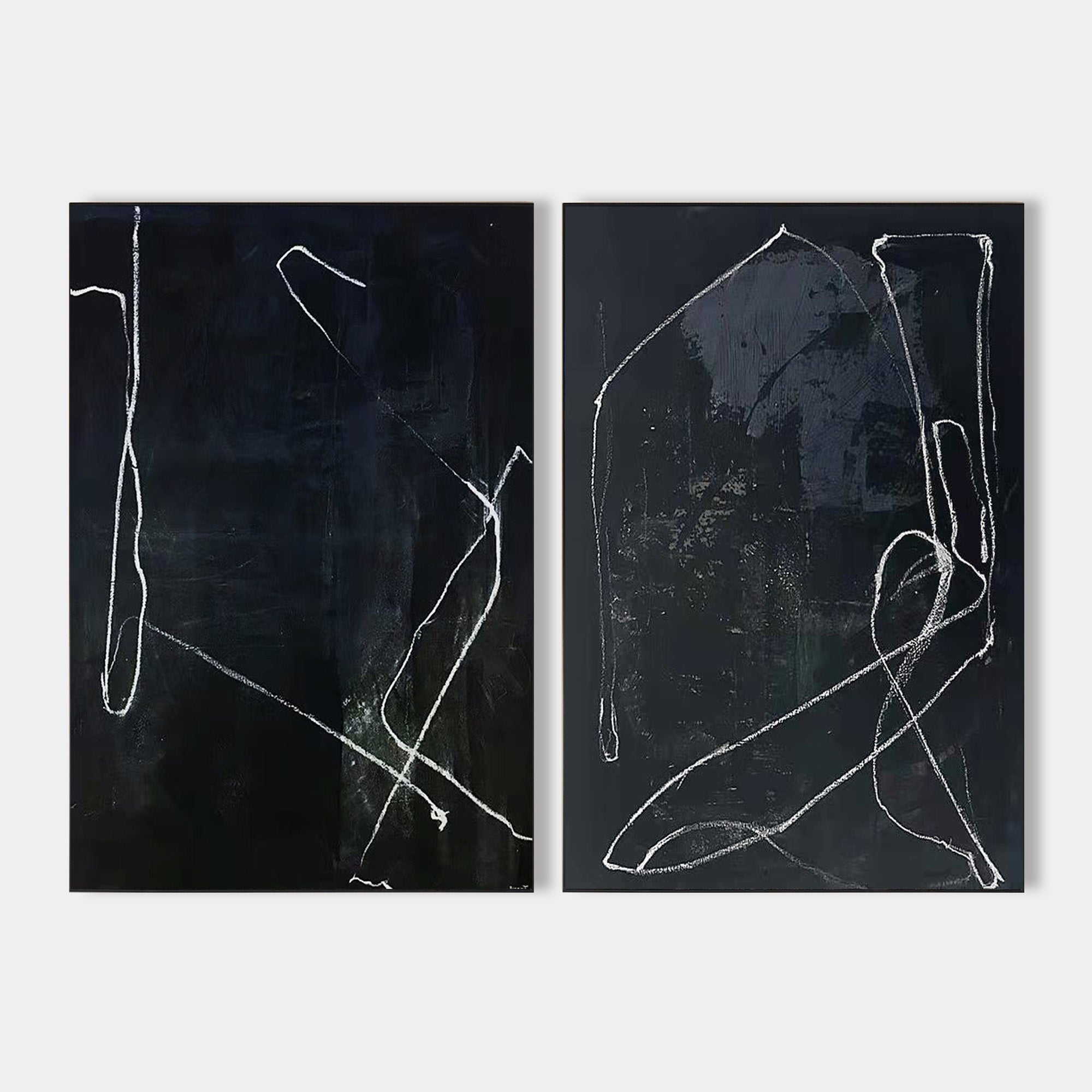 Black Abstract Art