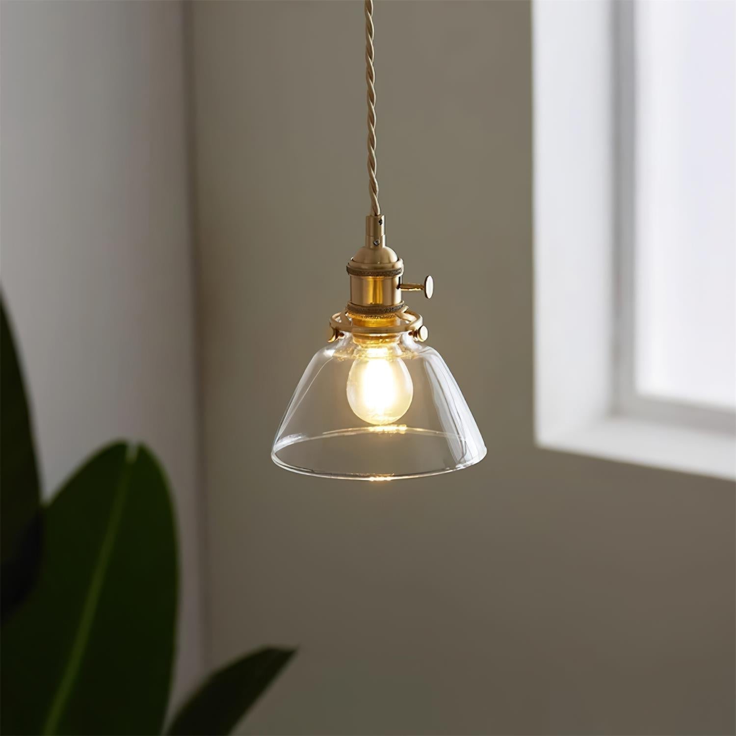 Glint Clear Glass Pendant Light - Neutralighting
