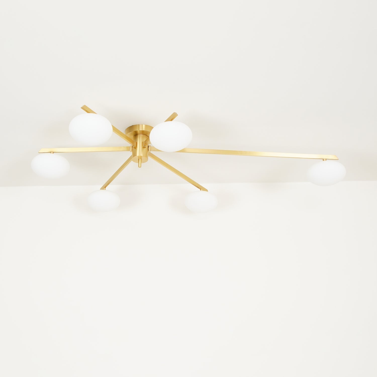 Jania Modern Glass Black Ceiling Light - Neutralighting