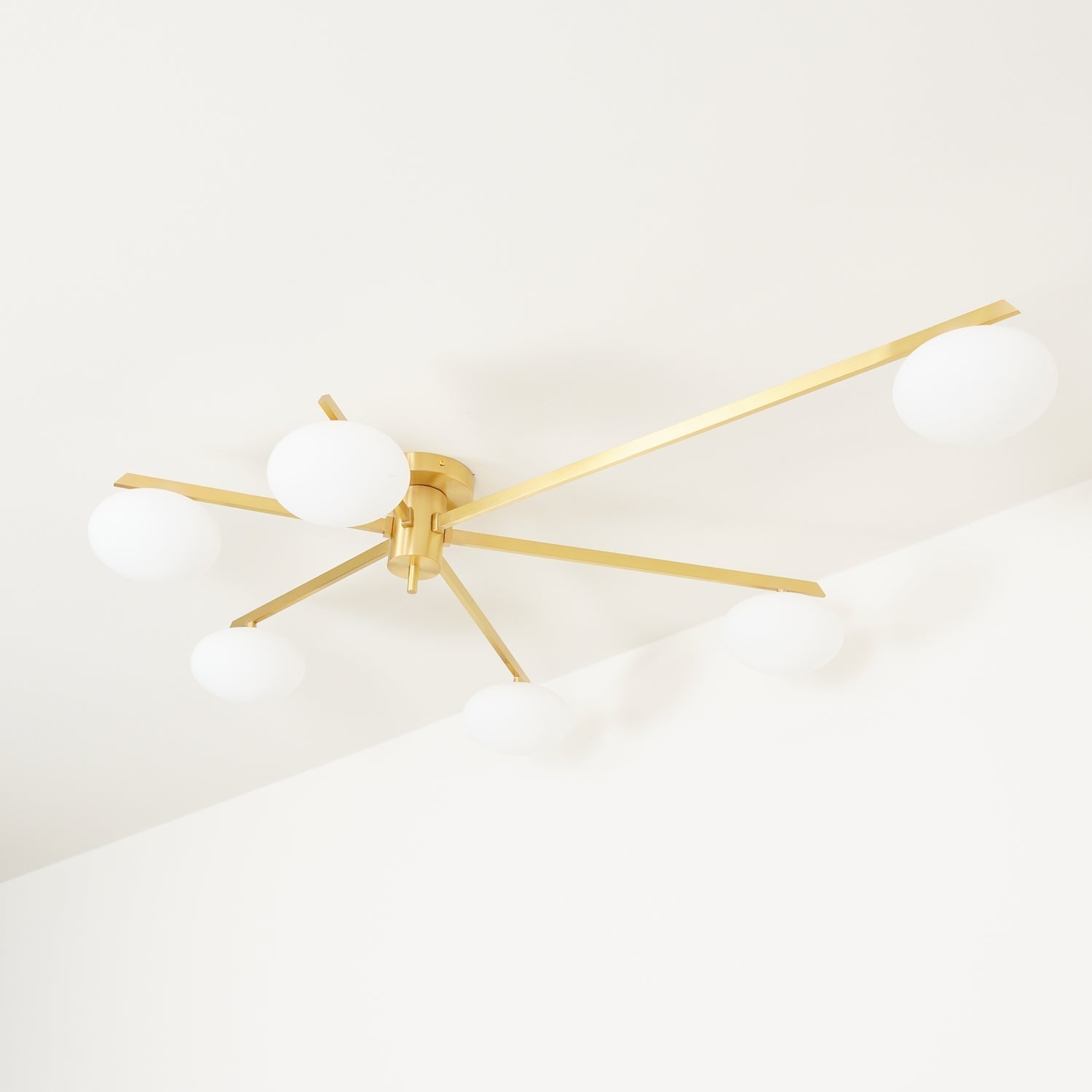 Jania Modern Glass Black Ceiling Light - Neutralighting