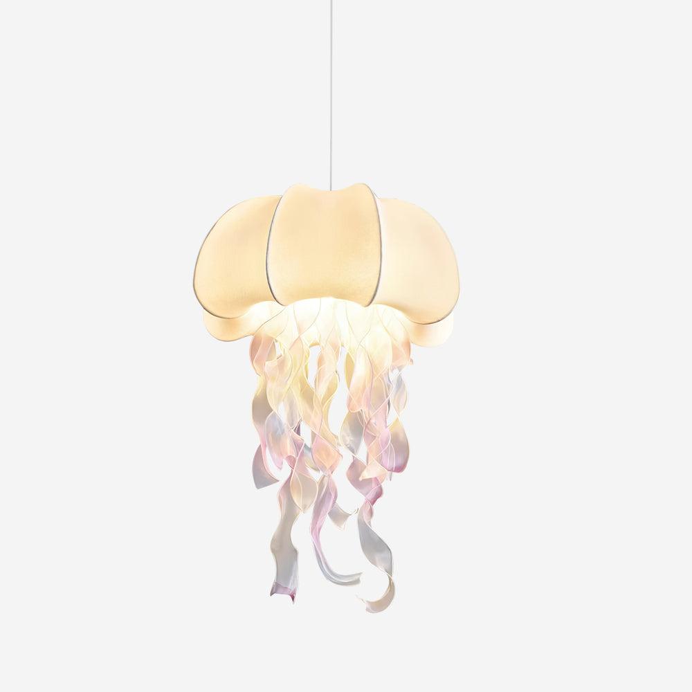 Jellyfish Pendant Light with Iridescent Ribbons - Neutralighting