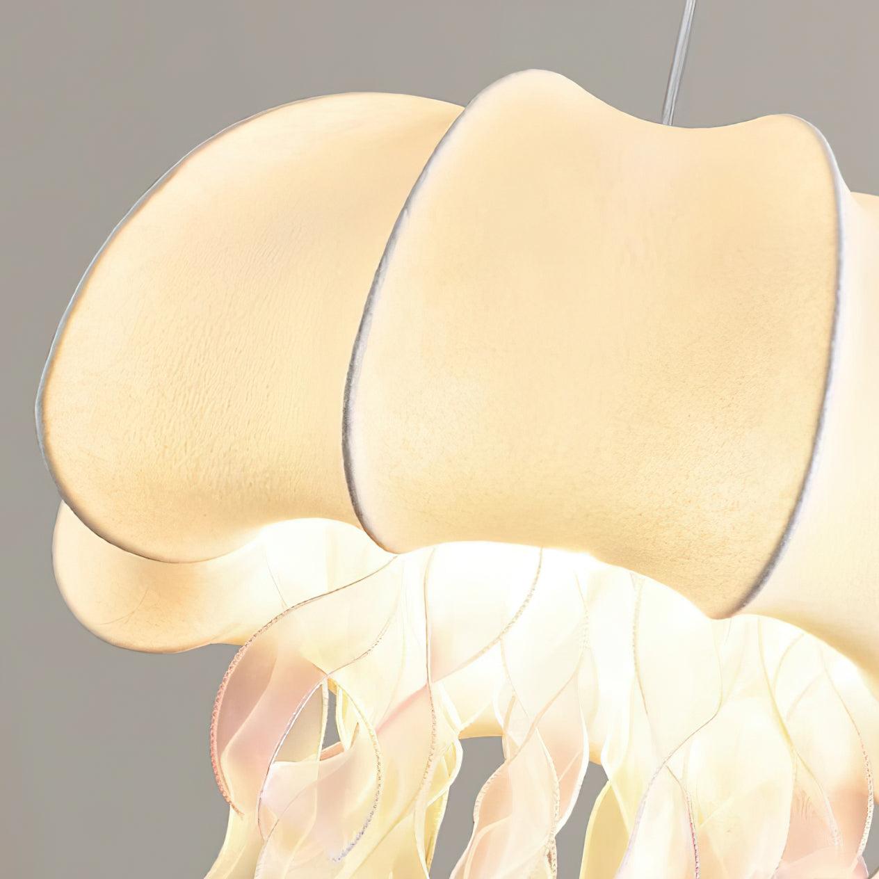 Jellyfish Pendant Light with Iridescent Ribbons - Neutralighting