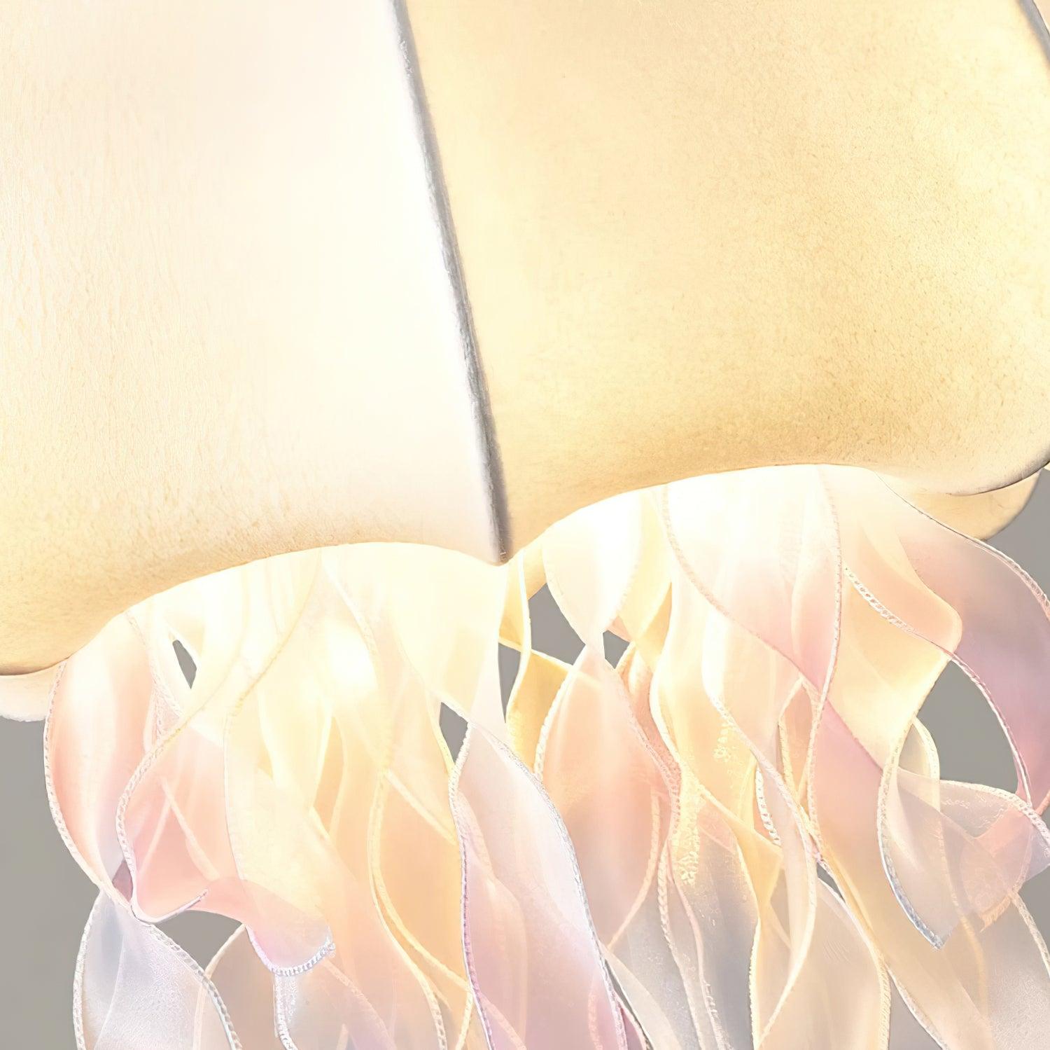 Jellyfish Pendant Light with Iridescent Ribbons - Neutralighting