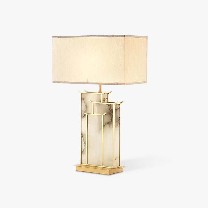 Nysilor Rectangular Glass Table Lamp - Neutralighting