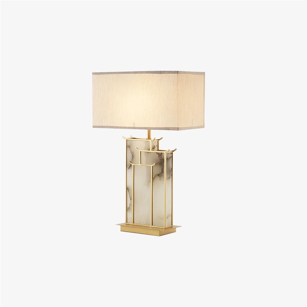 Nysilor Rectangular Glass Table Lamp - Neutralighting