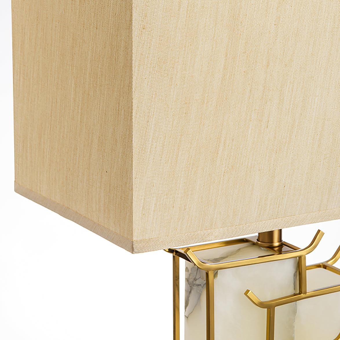 Nysilor Rectangular Glass Table Lamp - Neutralighting