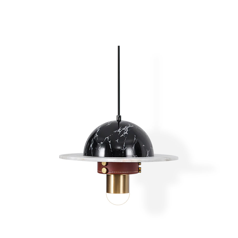 Jutta Pendant Lamp Marble Leather Fusion - Neutralighting