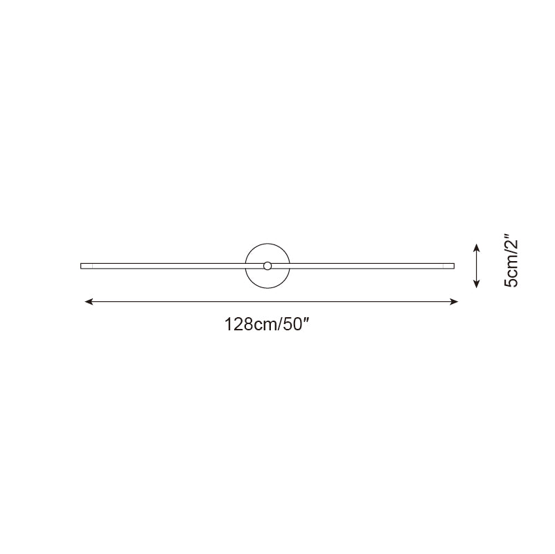 Wall Lamp Minimalist Linear Rod Double End Accent Modern Style - Neutralighting