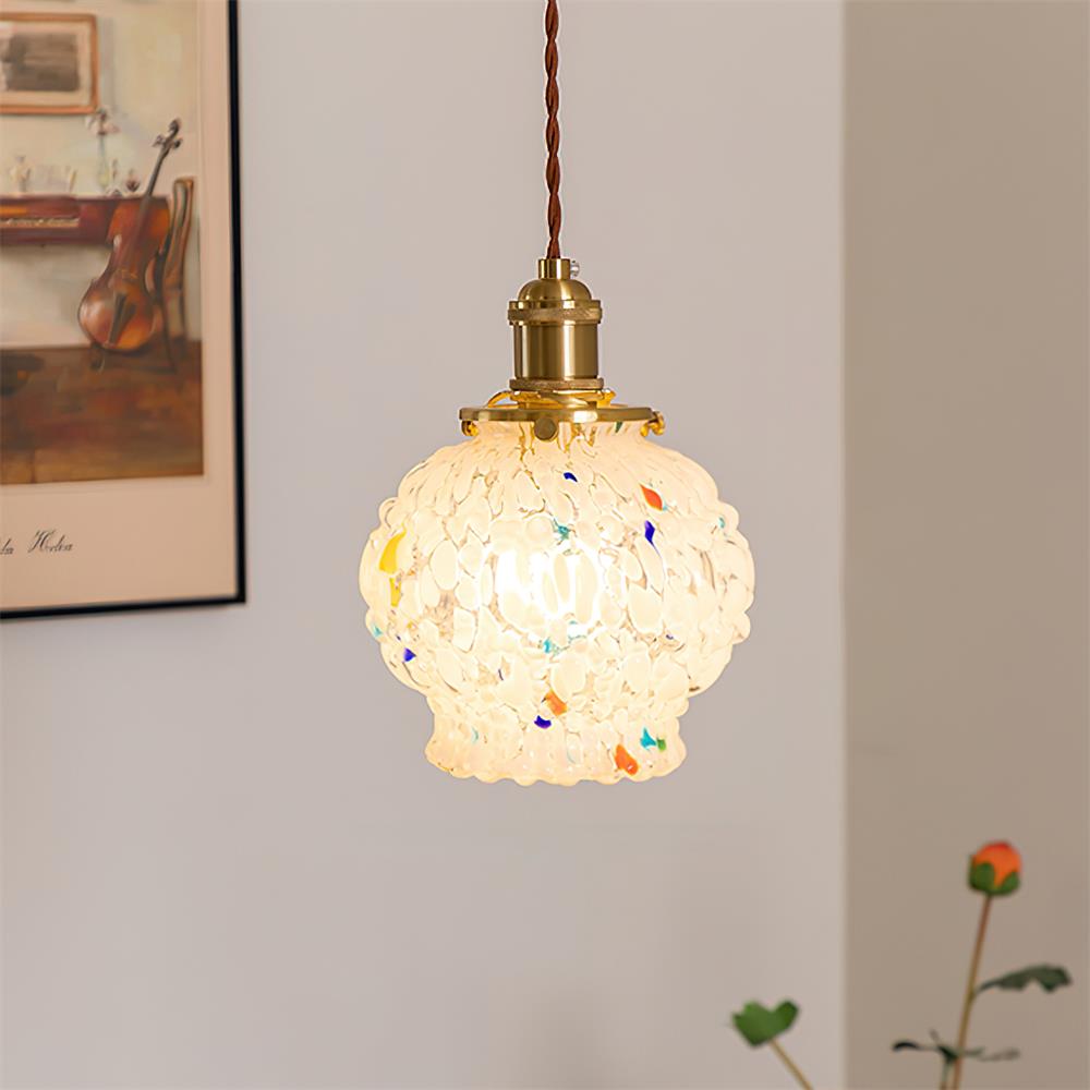 Jovik Textured Glass Pendant Light - Neutralighting