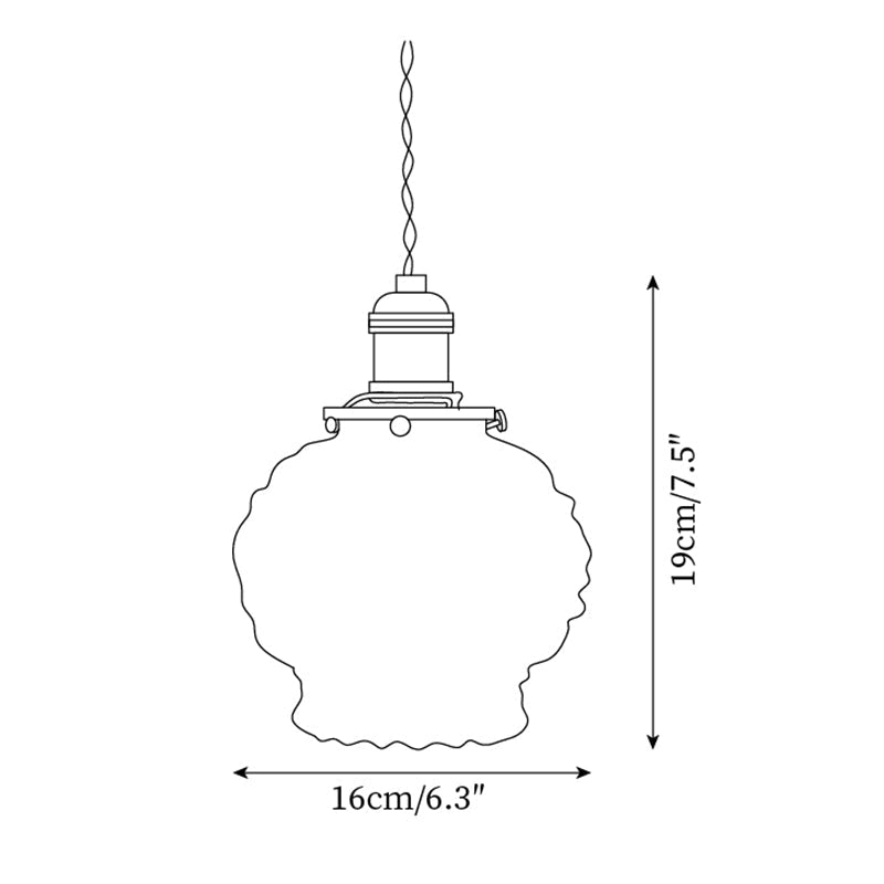 Jovik Textured Glass Pendant Light - Neutralighting
