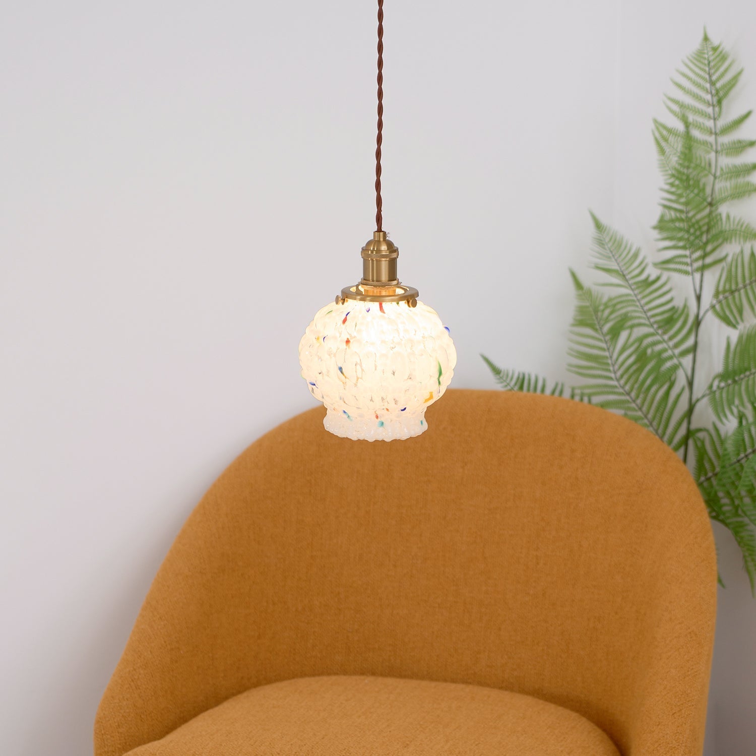 Jovik Textured Glass Pendant Light - Neutralighting