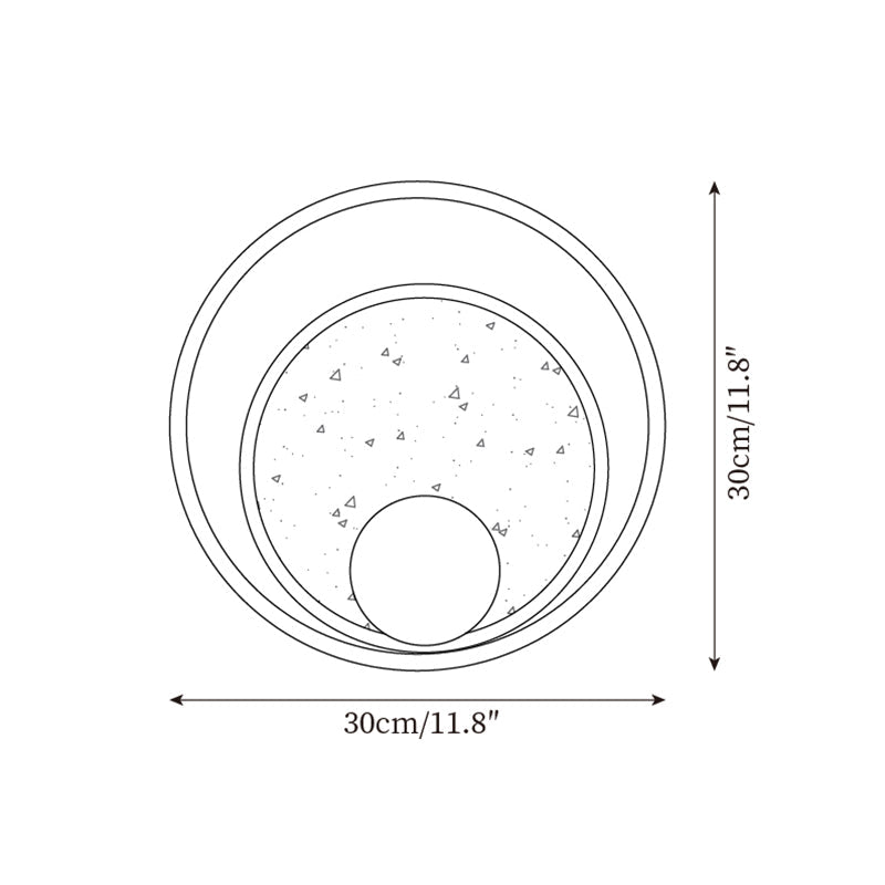 Ritta Wall Lamp Travertine Circular Wooden Frame - Neutralighting
