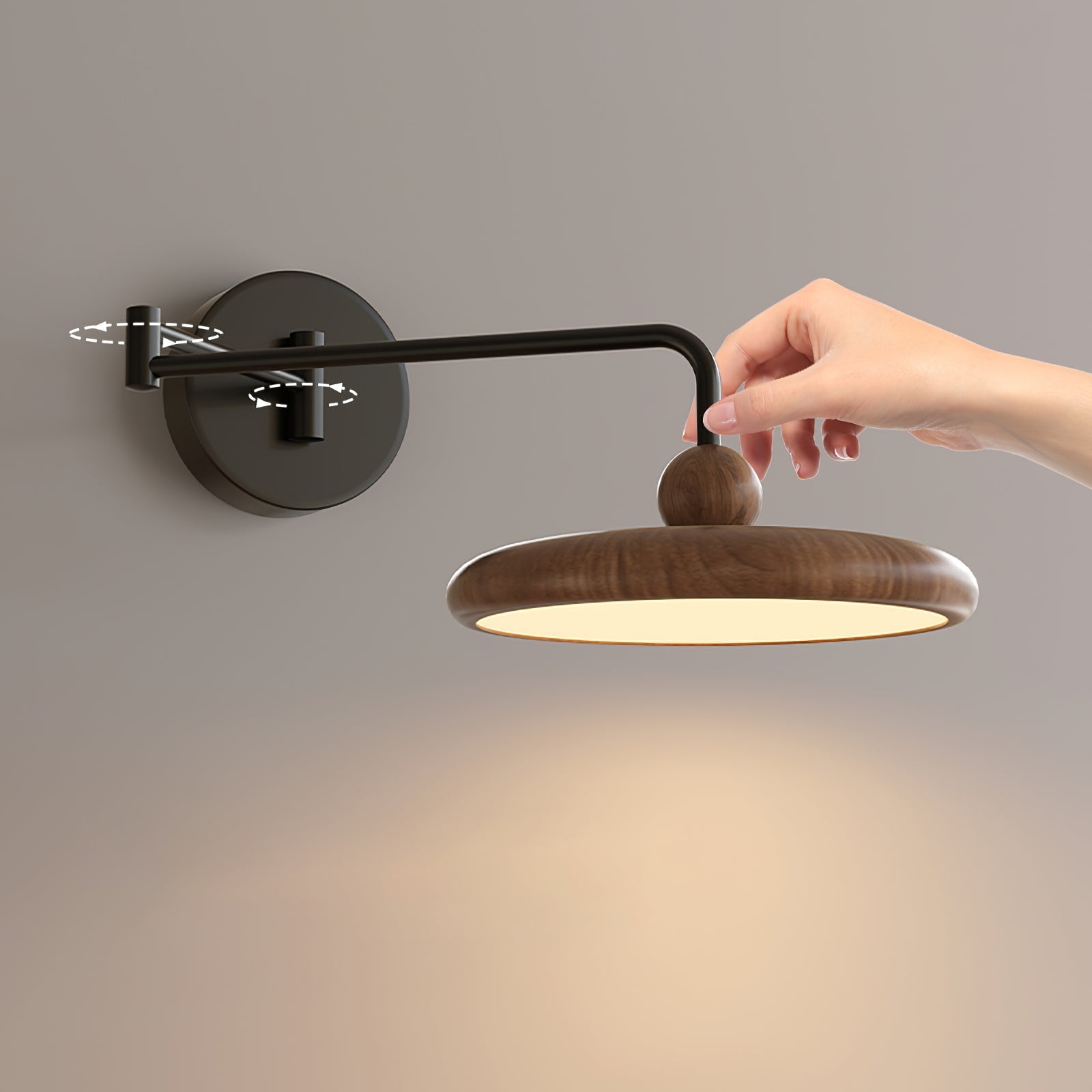 Arden Adjustable Hardwire Wall Lamp - Neutralighting