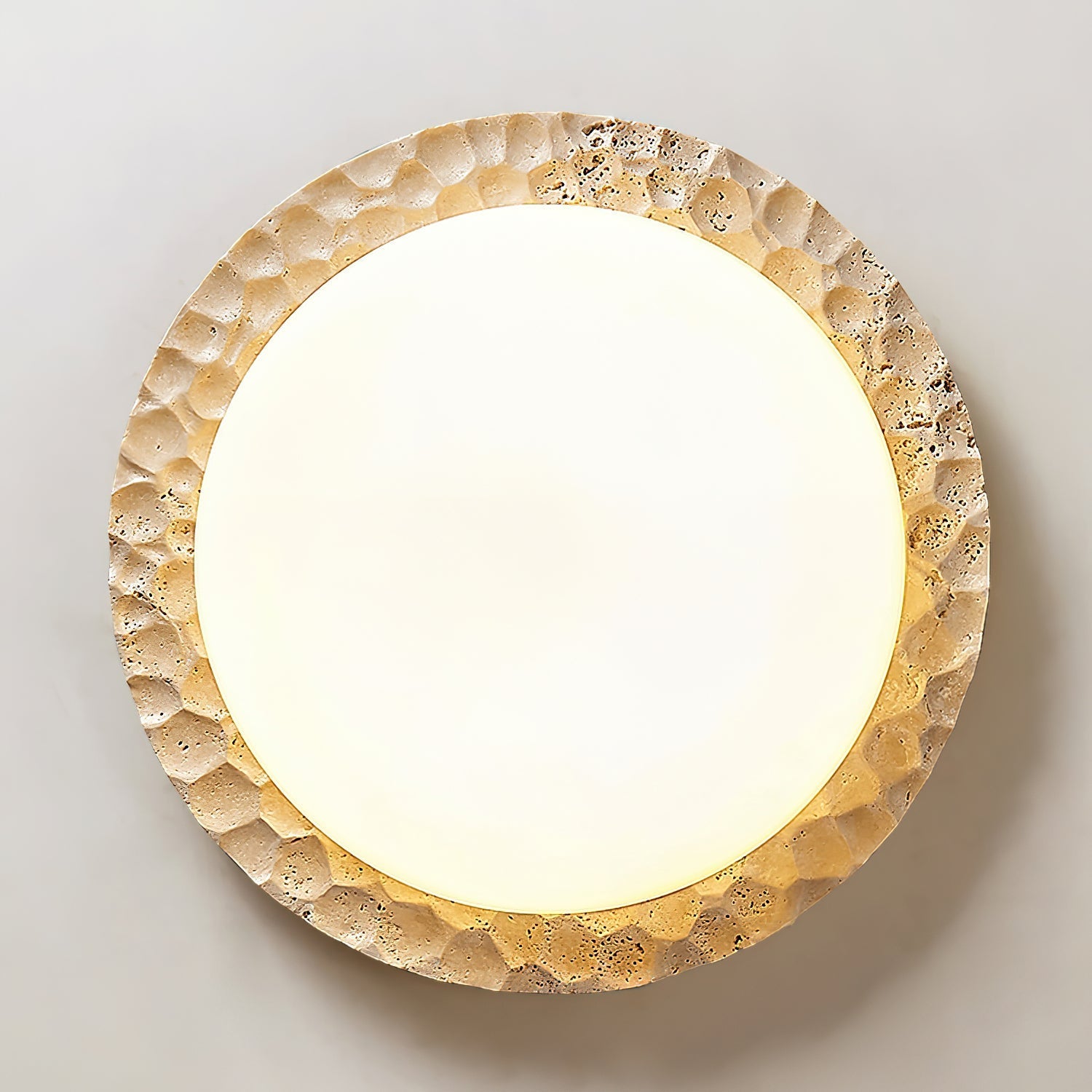 Ritta Travertine Canopy Ceiling Light - Neutralighting