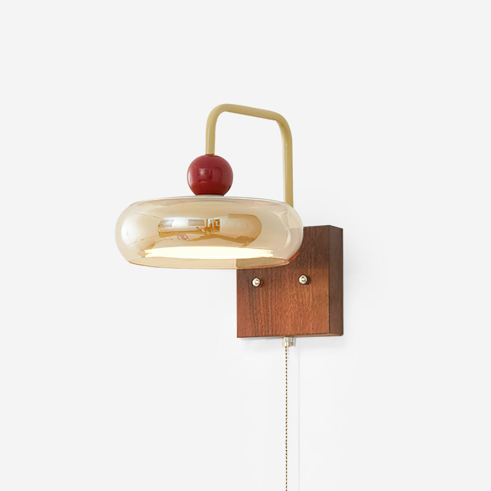 Eplio Retro Metal & Glass Wall Lamp - Neutralighting