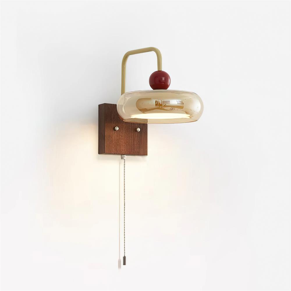 Eplio Retro Metal & Glass Wall Lamp - Neutralighting