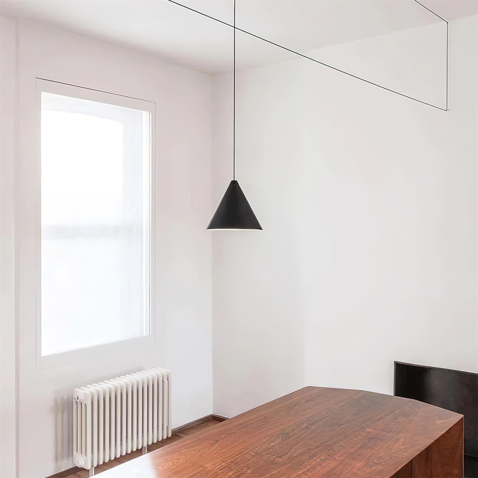 Pendant Light Black Cone Shade Industrial - Neutralighting