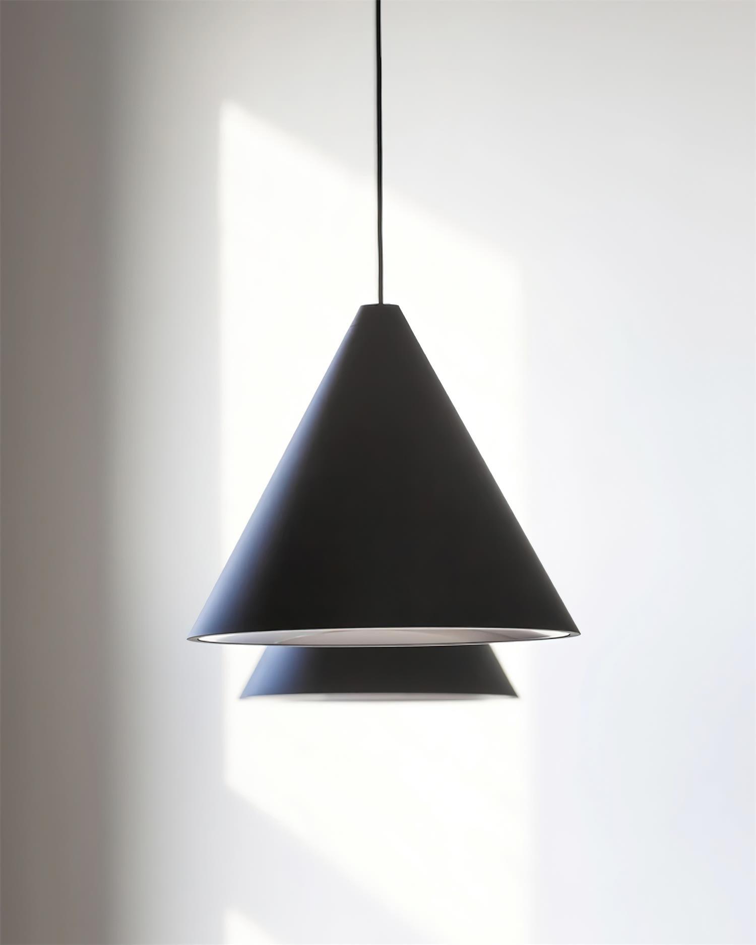 Pendant Light Black Cone Shade Industrial - Neutralighting