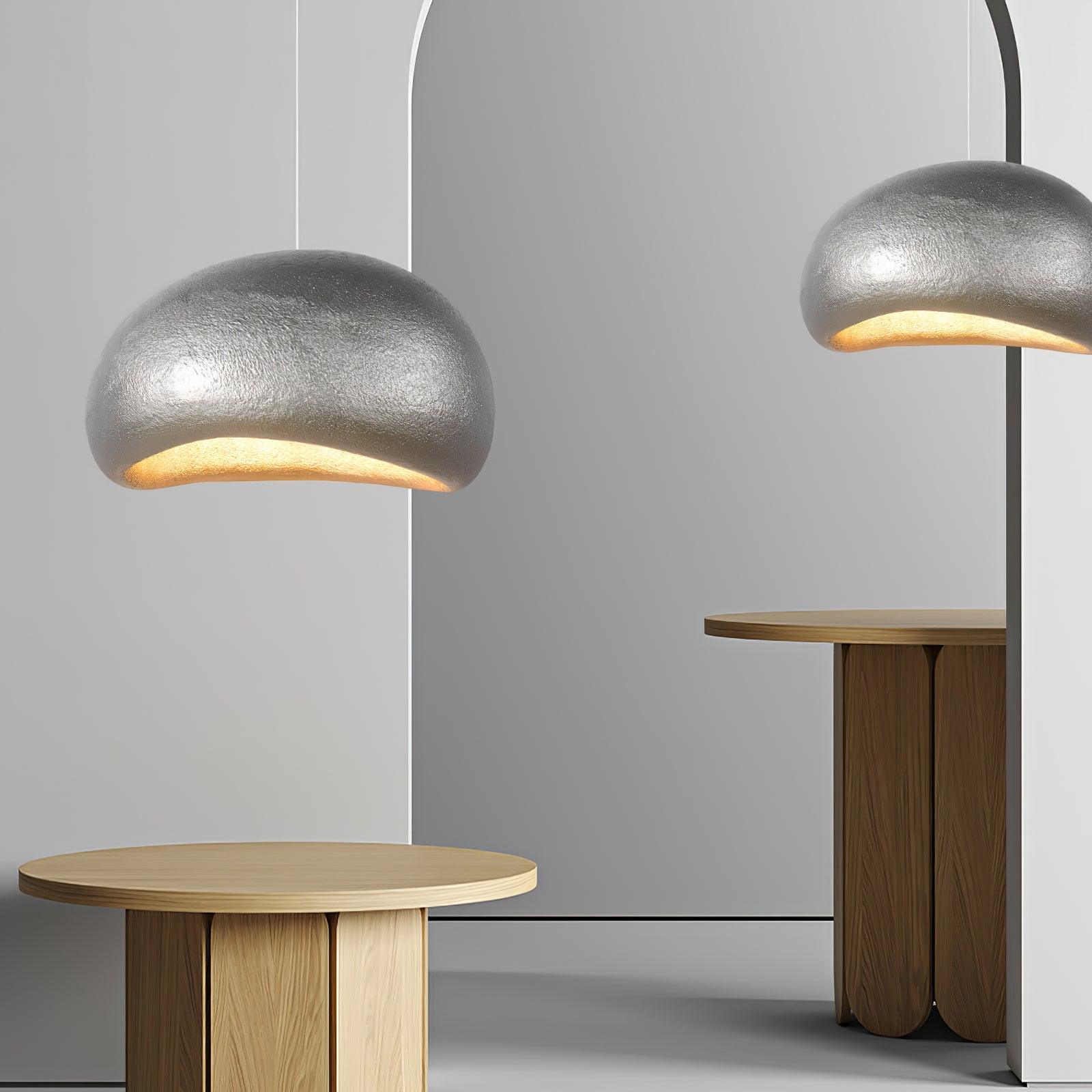 Pendant Lamp Pebble Inspired Organic Form Soft Glow Modern Artistic - Neutralighting