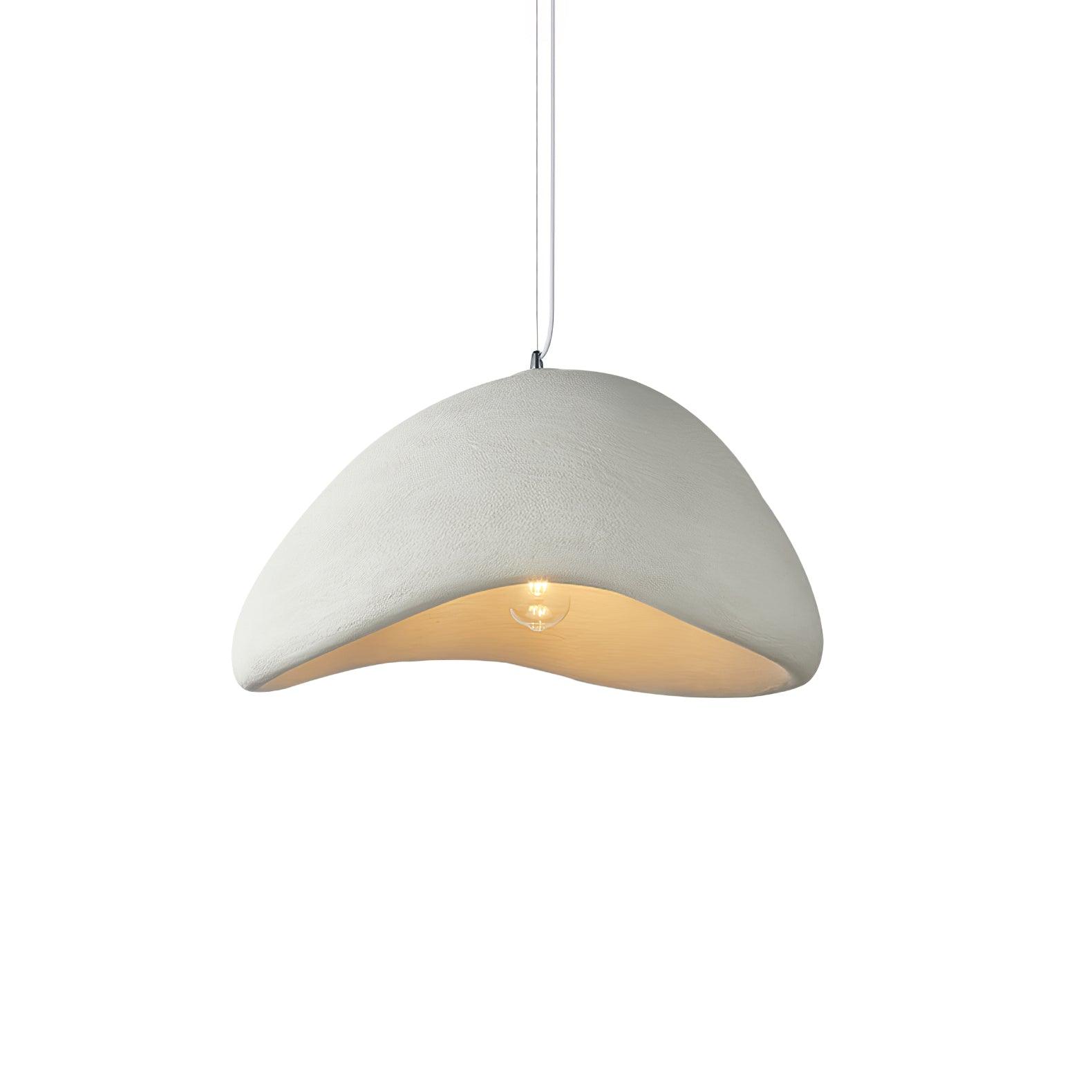 Pendant Lamp Organic Curved Shade Soft Texture Modern Artistic - Neutralighting
