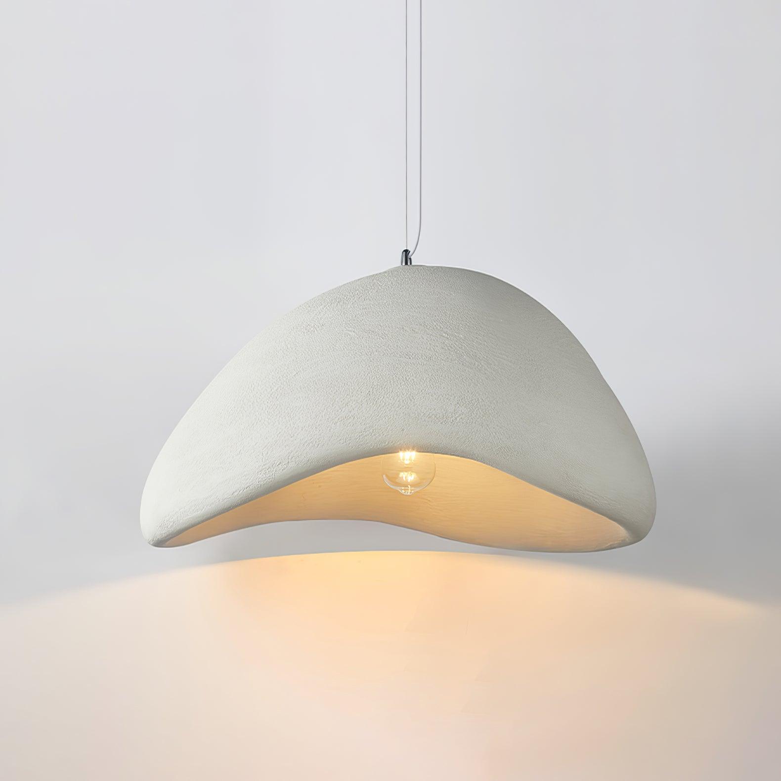 Pendant Lamp Organic Curved Shade Soft Texture Modern Artistic - Neutralighting