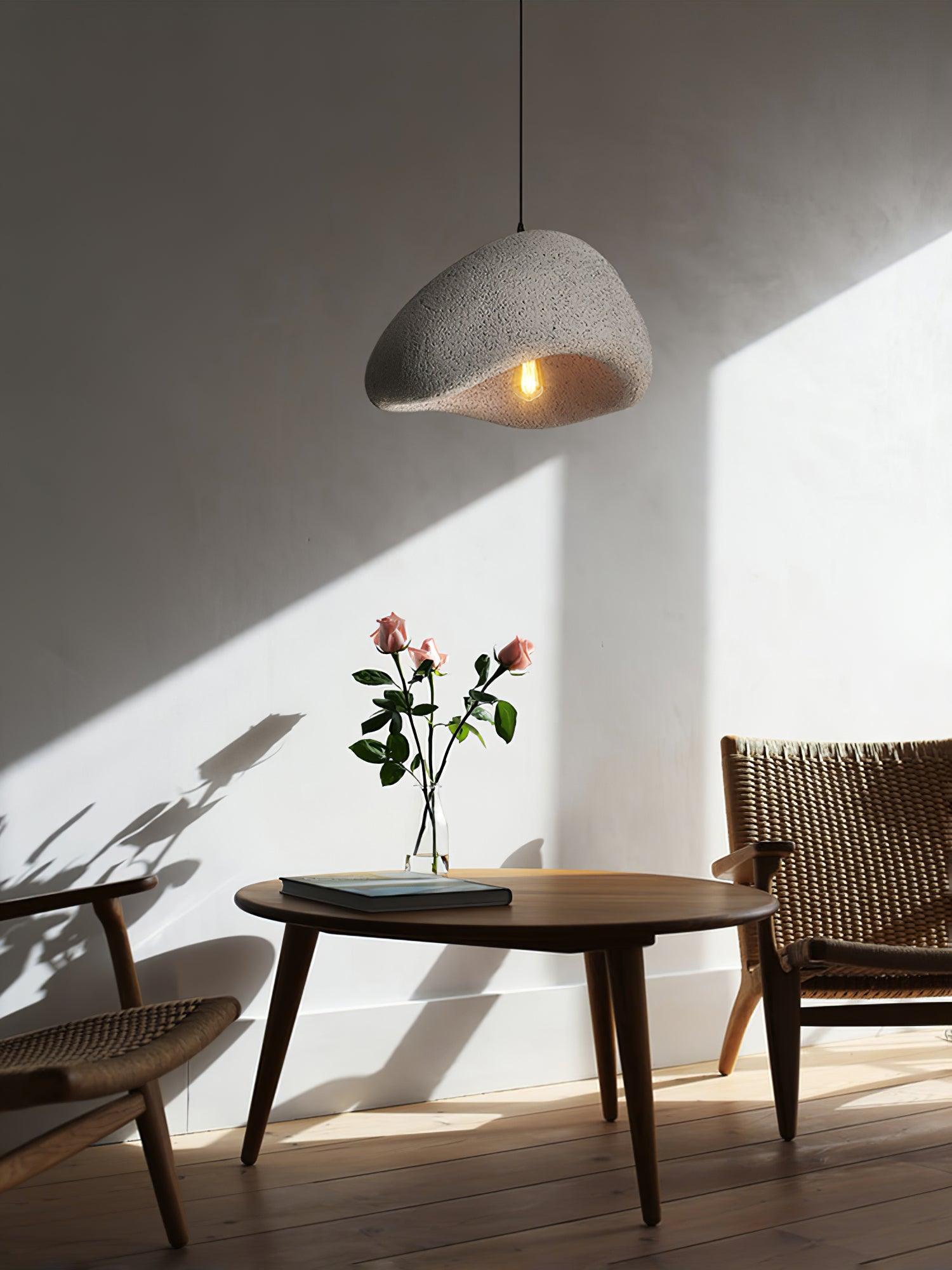 Pendant Lamp Organic Curved Shade Soft Texture Modern Artistic - Neutralighting
